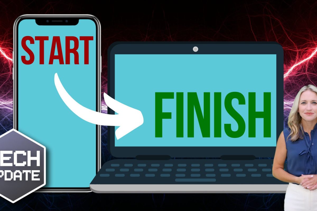 Start it on your phone… finish it on your PC?